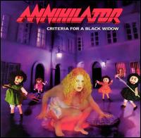 Annihilator : Criteria for a Black Widow. Album Cover