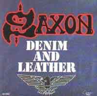 SAXON : Denim And Leather. Album Cover