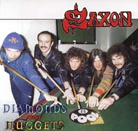 Saxon : Diamonds And Nuggets. Album Cover
