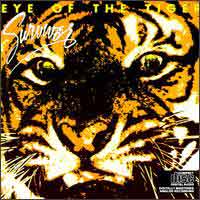 Survivor : Eye of the tiger. Album Cover