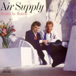 Air Supply : Hearts In Motion. Album Cover