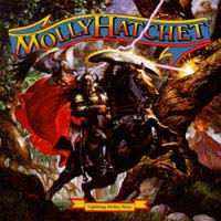 Molly Hatchet : Lightning Strikes. Album Cover