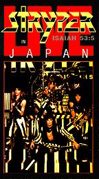 Stryper : Live In japan. Album Cover