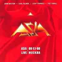 Asia : Live In Moscow. Album Cover