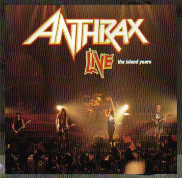 ANTHRAX : Live   the island recordings. Album Cover