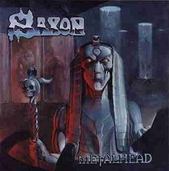 SAXON : Metalhead. Album Cover