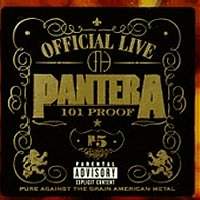 Pantera : Official LIVE 101 % Proof. Album Cover