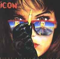 icon : Right between the eyes. Album Cover