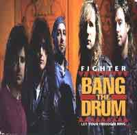 Fighter : Bang The Drum - Let Your Freedom Ring. Album Cover