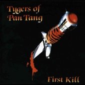 Tygers Of Pan Tang : First Kill. Album Cover