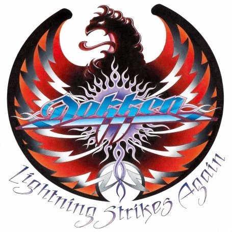 Dokken : Lightning Strikes Again. Album Cover