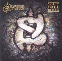 SAXON : Solid Ball Of Rock. Album Cover