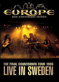 Europe : The Final Countdown Tour 1986 - 20th Anniversary Edition. Album Cover
