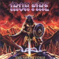 Iron Fire : Thunderstorm. Album Cover