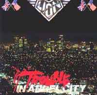 Lion : Trouble in angel city. Album Cover