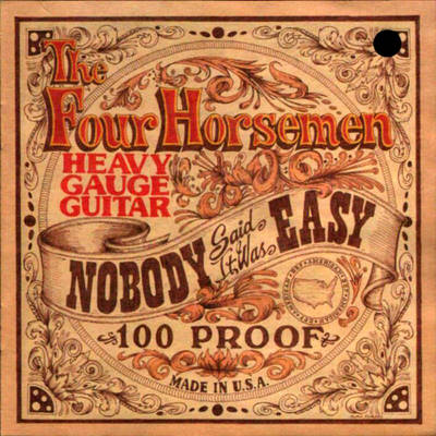 Four Horsemen, The : Nobody Said It Was Easy. Album Cover