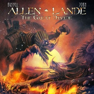 Allen - Lande : The Great Divide . Album Cover