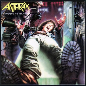 Anthrax : Spreading the disease (Anniversary edition). Album Cover